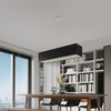 Sollux Lighting Żyrandol SANTA BIS 80 czarny SL.0780