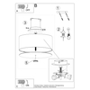 Sollux Lighting Plafon SKALA 30 czarny SL.0760