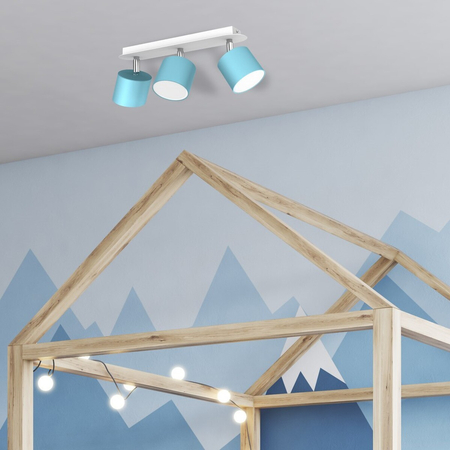 Milagro Lampa sufitowa Dixie 3xGX53 Niebieski/Biały MLP7606 NIEBIESKI / BIAŁY