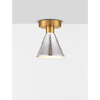 Lampa sufitowa Luces Exclusivas SARDUNO LE45143 złoty i odcienie złota, szary i odcienie szarości