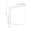 Milagro MAGNETIC TRACK 2x10W LED 3000K ML8932 CZARNY