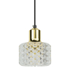 Milagro Lampa wisząca LUMI 1xG9 ML9747 CZARNY + ZŁOTY