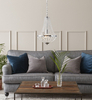 Lampa wisząca Markslöjd GRÄNSÖ 104889 przezroczysty/srebrny