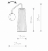 Kinkiet Nowodvorski Lighting 9261 Dover White I