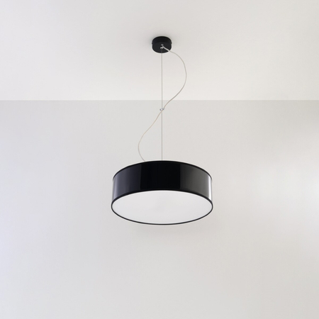 Sollux Lighting Lampa wisząca ARENA 35 czarna SL.0115