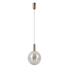 Lampa wisząca Italux Strela PND-34378-1L-HBR Złoty