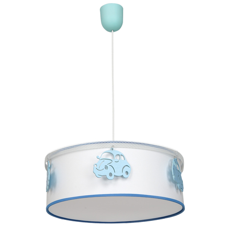 Milagro Lampa wisząca AUTOMOBILE 1xE27 MLP8284 BIAŁY / NIEBIESKI