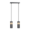 Lampa wisząca AKARI 2 BLACK Emibig 732/2 czarny