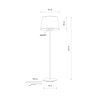 Lampa podłogowa Nowodvorski TUTOIA 11683 Beż