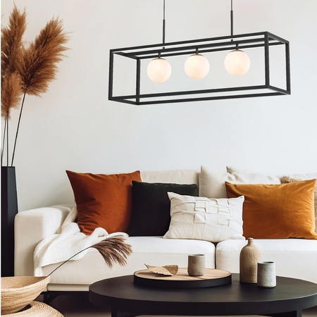 Lampa wisząca Zuma Line MD3115-3-3BT PIRO LAMPA WISZĄCA CZARNA/BLACK