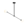 Plafon PLAFON OHIO 2 BLACK Aldex 1081PL_H1 czarny
