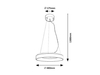 Lampa wisząca Rabalux Ceilo 72001 czarny