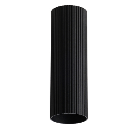 Klosz/Abażur Azzardo LUCAS RIBBED TUBE 50 BK AZ6146 BLACK