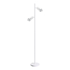 Milagro Flower Chrome Lampa Podłogowa 2xGU10 Biały ML0277 BIAŁY + CHROM