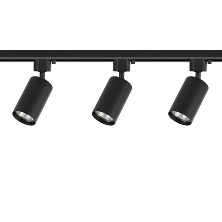 Milagro Zestaw Oprawa Tiger Track Czarny 3xGU10 1m ML2126 CZARNY
