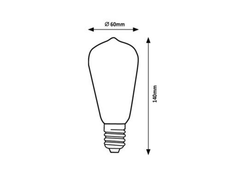 Żarówka Rabalux Filament-LED 1988 przeźroczysty
