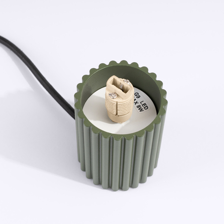 Sollux Lighting Lampa biurkowa HALO zielona oliwka SL.1726