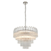 Lampa wisząca Endon Lighting Toulouse 104090 nikiel