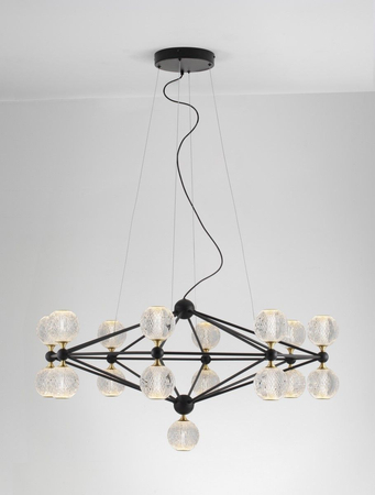 Lampa wisząca Luces Exclusivas BOYA czarny LE42740