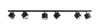Plafon PLAFON BOT 6 (3x2) BLACK Aldex 1047PL_K czarny