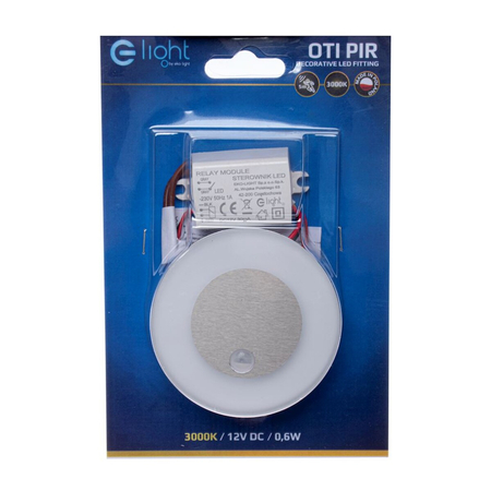 Eko-Light Oczko OTI Barwa Ciepła 3000K EKS1061 BIAŁY / SREBRNY