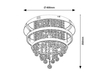 Lampa sufitowa Rabalux Pallas 2237 chrom