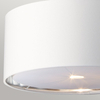 Lampa wisząca Elstead Lighting Balance biały/srebrny BALANCE-P-WPN
