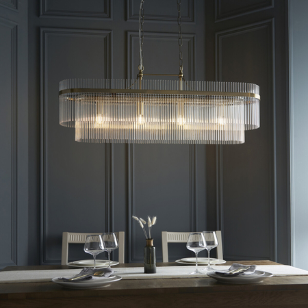 Lampa wisząca Endon Lighting Marietta 112573 mosiądz
