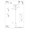 Sollux Lighting Lampa wisząca ALINO 1 czarna SL.1141