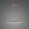 Lampa wisząca Ledowe Okręgi No.1 40cm 3k różowo złota Dali