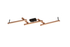 Lampa sufitowa Trio 626410530 drewniany