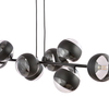 Lampa wisząca ROSSI 8 BL STRIPE Emibig 1229/8 biały/beżowy
