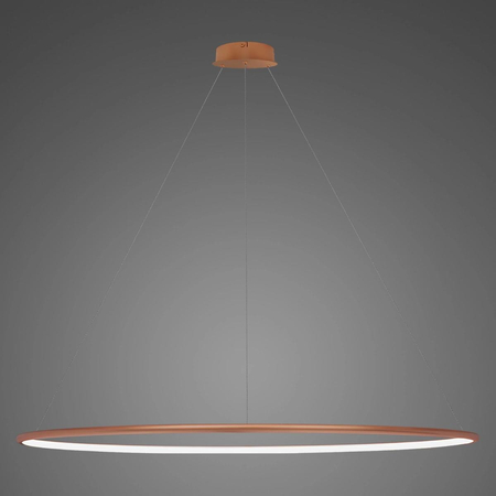 Lampa wisząca Ledowe Okręgi No.1 180cm 3k miedziana Dali