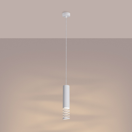 Sollux Lighting Lampa wisząca LAMI 1 biały SL.1686
