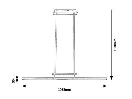 Lampa wisząca Rabalux Yordana 5280 chrom satyna