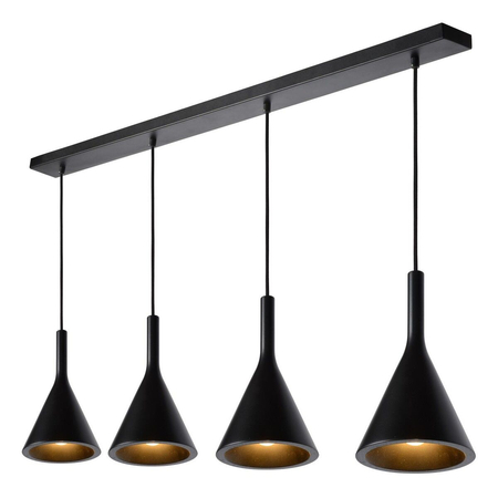 Lampa wisząca Lucide GIPSY 35410/04/30 czarny