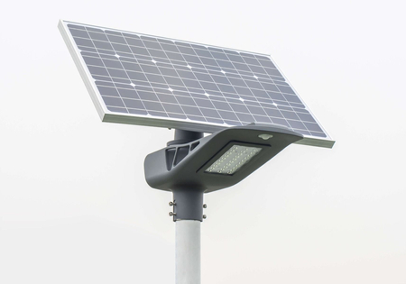 Lampa uliczna solarna LED Greenie 40W Bluetooth, PIR, wskaźnik RGB