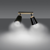 Lampa sufitowa ATLAS 2 BLACK Emibig 725/2 czarny
