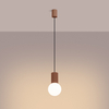 Sollux Lighting Lampa wisząca HALO 1 mocca SL.1734