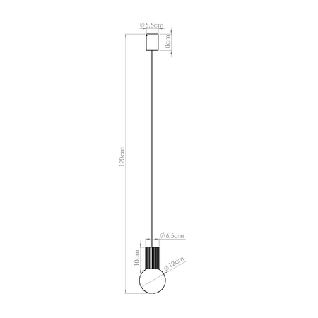 Sollux Lighting Lampa wisząca HALO 1 brzoskwiniowa SL.1754