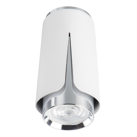 Milagro Flower Chrome Downlight 1xGU10 Biały ML0270 BIAŁY + CHROM