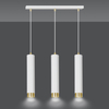 Lampa wisząca KIBO 3 WH/GOLD Emibig 642/3 biały/złoty