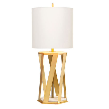 Lampa stołowa Elstead Lighting Apollo mosiądz APOLLO-TL-WHT