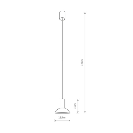 Lampa wisząca HERMANOS C Nowodvorski 8192 czarny
