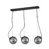 Lampa wisząca Italux Perona PND-92389-3L-BK Czarny mat