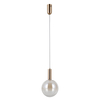 Lampa wisząca Italux Strela PND-34378-1M-HBR Złoty