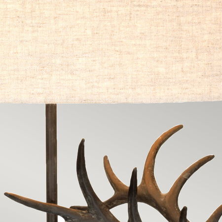 Lampa stołowa Elstead Lighting Angus brązowy DL-ANGUS-TL