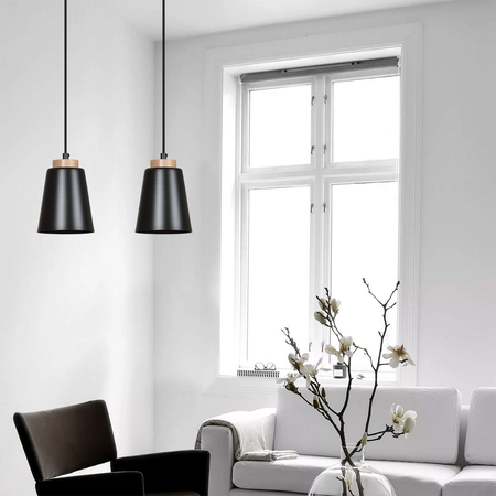 Lampa wisząca BOLERO 1 BLACK Emibig 442/1 czarny