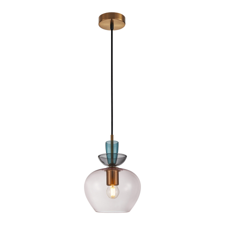 Lampa wisząca Italux Fanda PND-31882-1-GD-PK Złoty