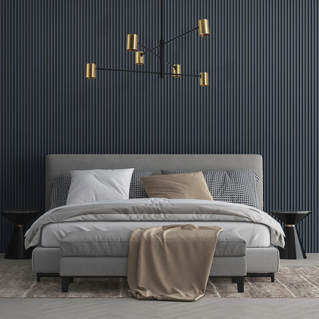Lampa wisząca Snow 6xGU10 złota LP-731/6P GD